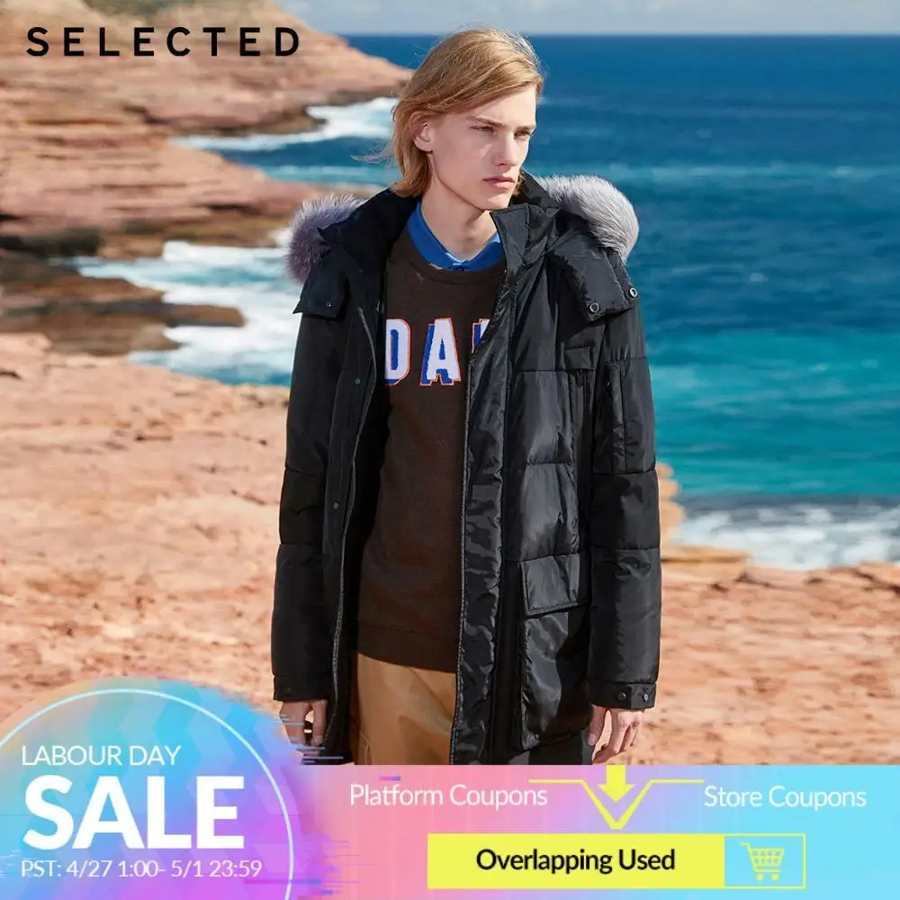 SELECTED Men's Winter Mid-length Down Coat Fox Fur Hooded Outwear New Duck Down Jacket S | 419412555
SELECTED Men's Winter Mid-length Down Coat Fox Fur Hooded Outwear New Duck Down Jacket S | 419412555