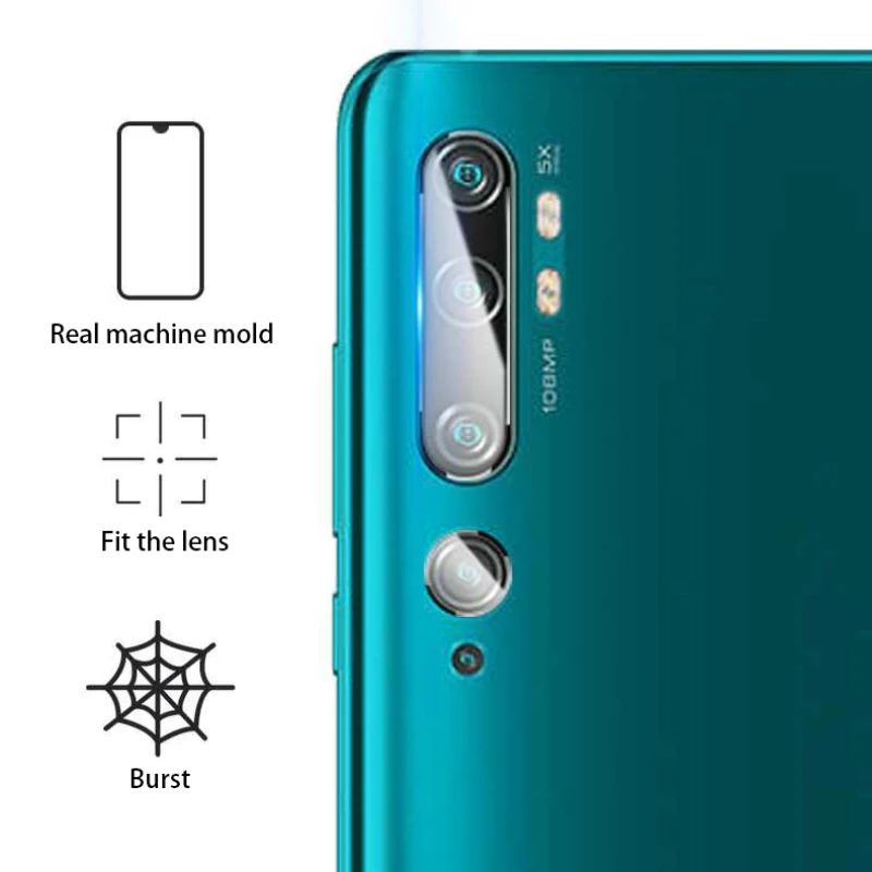 Tempered Glass Film Ultra-thin Rear Camera Lens Tempered Glass HD Film Protector Shatter-proof Camera Film For Xiaomi Note 10