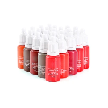 10 Bottle Permanent Tattoo Ink Micro-pigment Ink 1/2 Oz Eyebrown Lip Tattoo Permanent Makeup Pigment Tinta 
10 Bottle Permanent Tattoo Ink Micro-pigment Ink 1/2 Oz Eyebrown Lip Tattoo Permanent Makeup Pigment Tinta