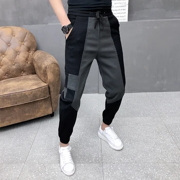 Autumn Winter Thick Spliced Design Men Pants All Match Korean Slim Fit Men's Joggers Streetwear Hip Hop Casual Trousers Men 36
Autumn Winter Thick Spliced Design Men Pants All Match Korean Slim Fit Men's Joggers Streetwear Hip Hop Casual Trousers Men 36