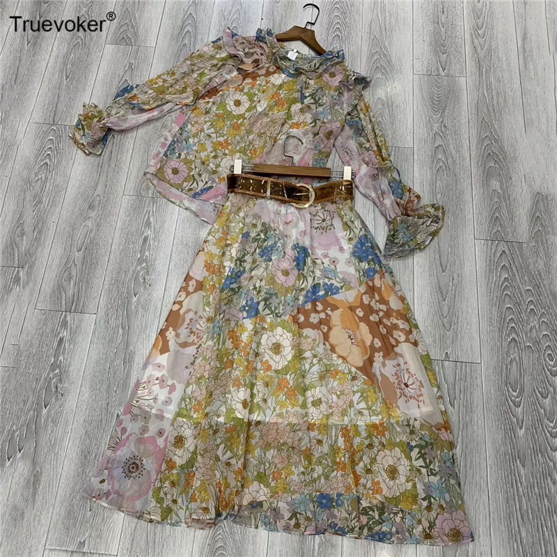 Truevoker Designer Set Suit Women's High Quality Long Sleeve Floral Printed Blouses With Mid Calf Length Skirt Suits
Truevoker Designer Set Suit Women's High Quality Long Sleeve Floral Printed Blouses With Mid Calf Length Skirt Suits