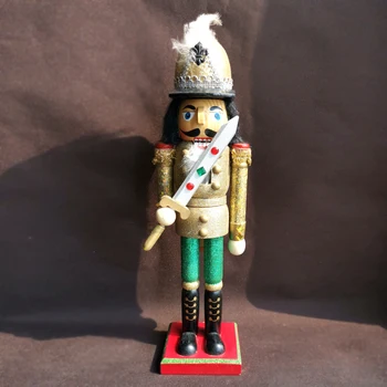 36cm gold sword nutcracker soldier puppet rare Christmas wood carving painted nutcracker toy children Christmas gift toy ht170
36cm gold sword nutcracker soldier puppet rare Christmas wood carving painted nutcracker toy children Christmas gift toy ht170