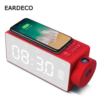EARDECO Wireless Charging Clock Projection Bluetooth Speaker Stereo Portable Speaker Wireless Subwoofer Mic Radio Speakers HiFi
EARDECO Wireless Charging Clock Projection Bluetooth Speaker Stereo Portable Speaker Wireless Subwoofer Mic Radio Speakers HiFi