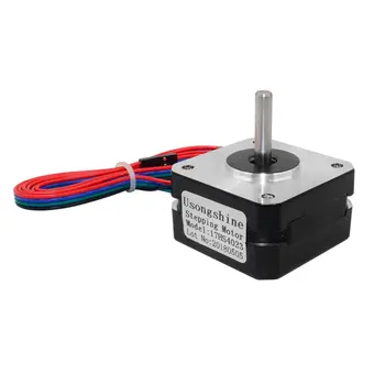 Nema17 4-lead Stepper Motor 23mm 42 Motor 3D Printer Motor Electric Motor Gear Motor Extruder 17HS4023 
Nema17 4-lead Stepper Motor 23mm 42 Motor 3D Printer Motor Electric Motor Gear Motor Extruder 17HS4023