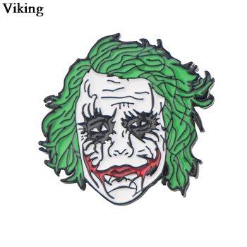 20pcs/lot Horror Joker Badges Metal Clown Brooches Jacket Pin Backpack Badge Sweater Pins Cool Badge For Friends Kids G0685 
20pcs/lot Horror Joker Badges Metal Clown Brooches Jacket Pin Backpack Badge Sweater Pins Cool Badge For Friends Kids G0685