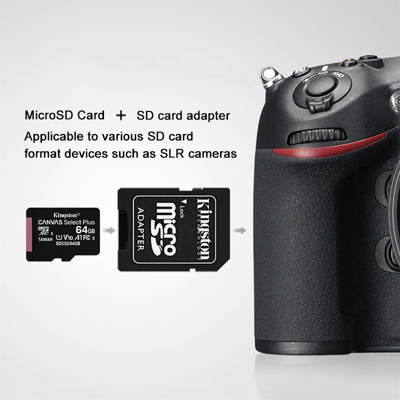 Kingston Micro SD карта памяти 32 Гб 64 128 ГБ 256 класс 10 C10 UHS I Mini TF SDHC SDXC для смартфона|memory card