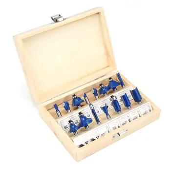 15pcs / Set Machine Tool Cutting Bit for Wood Cutters with Hard Metal Handle Milling Machine Wood Cutting Tool for Woodworking
15pcs / Set Machine Tool Cutting Bit for Wood Cutters with Hard Metal Handle Milling Machine Wood Cutting Tool for Woodworking
