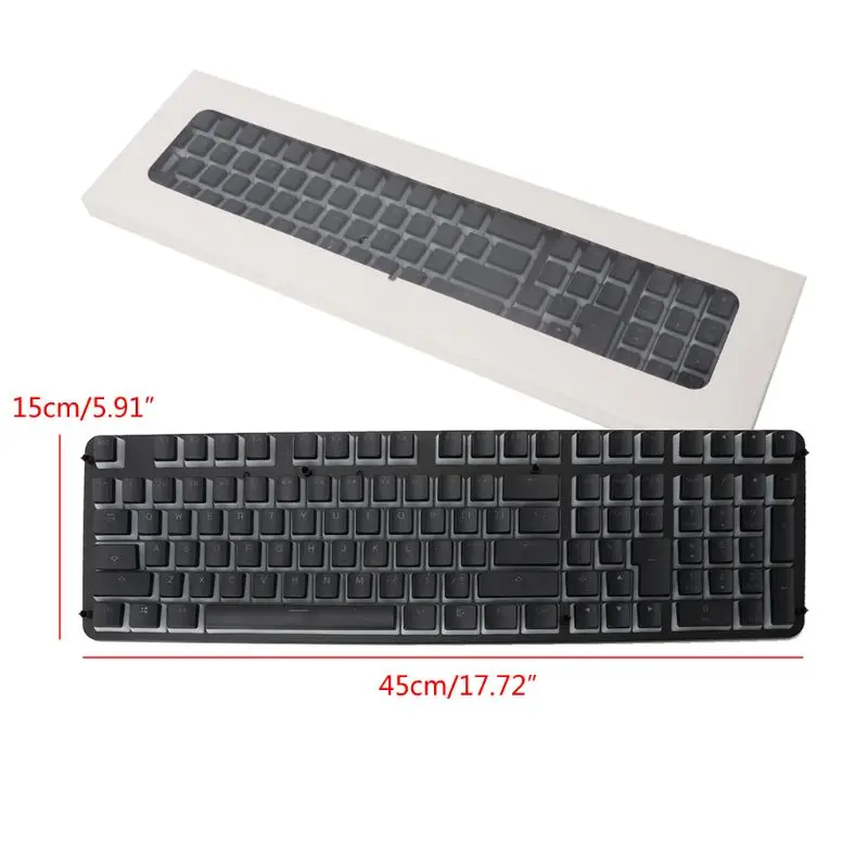 RGB 110 Keycaps ANSI Layout Add ISO PBT Pudding Double Skin Milk Shot Backlit Keycap With Keycap Storage Board For OEM Cherry MX
RGB 110 Keycaps ANSI Layout Add ISO PBT Pudding Double Skin Milk Shot Backlit Keycap With Keycap Storage Board For OEM Cherry MX
