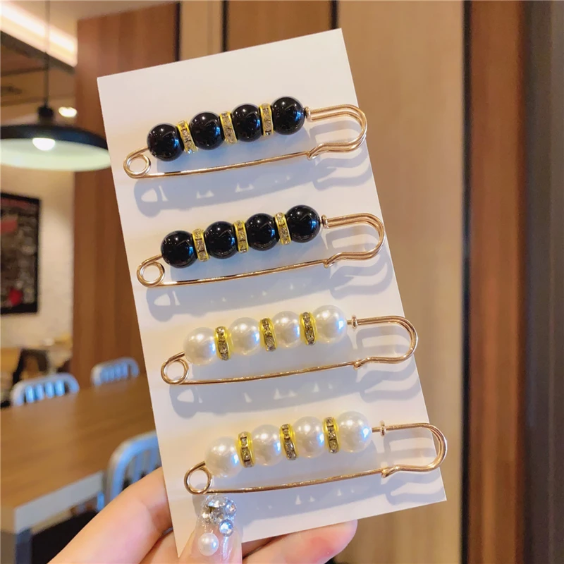 Pearl Brooch Detachable Pin Universal Fixed Button Tighten Waist Artifact Accessories Jeans Coat Pants Adjustment New | Украшения и