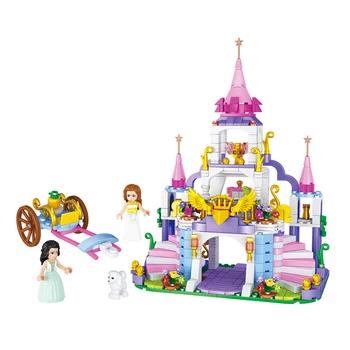 Princess Castle Girls Assembled Building Blocks Bricks Educational Toys Model with Figures Friends Model Toys Gift
Princess Castle Girls Assembled Building Blocks Bricks Educational Toys Model with Figures Friends Model Toys Gift