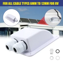 Double Wire Entry Gland Box Solar Panel Roof Wire Entry Gland Box Cable Motorhome White Double Hole RV Yacht Car Accessories
Double Wire Entry Gland Box Solar Panel Roof Wire Entry Gland Box Cable Motorhome White Double Hole RV Yacht Car Accessories