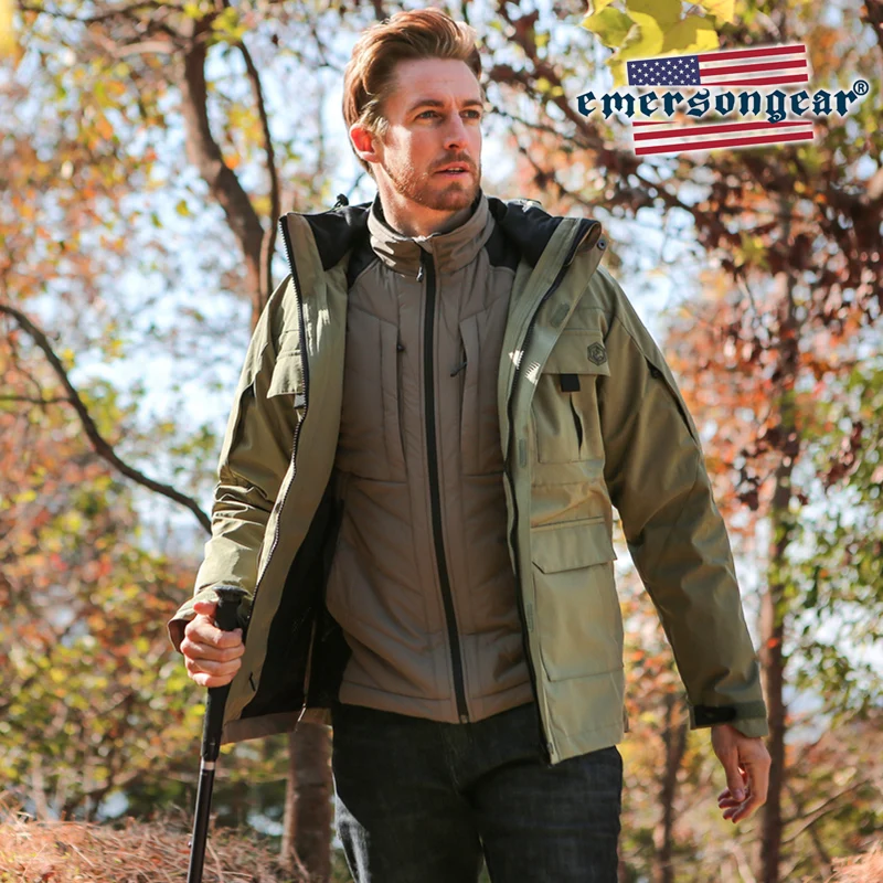 Emersongear Mens Coat Liner Jacket 3in1 Inner Outer jacket Winter Warm Heated Coat Tactical WindProof Fleece Liner Outerwear
Emersongear Mens Coat Liner Jacket 3in1 Inner Outer jacket Winter Warm Heated Coat Tactical WindProof Fleece Liner Outerwear