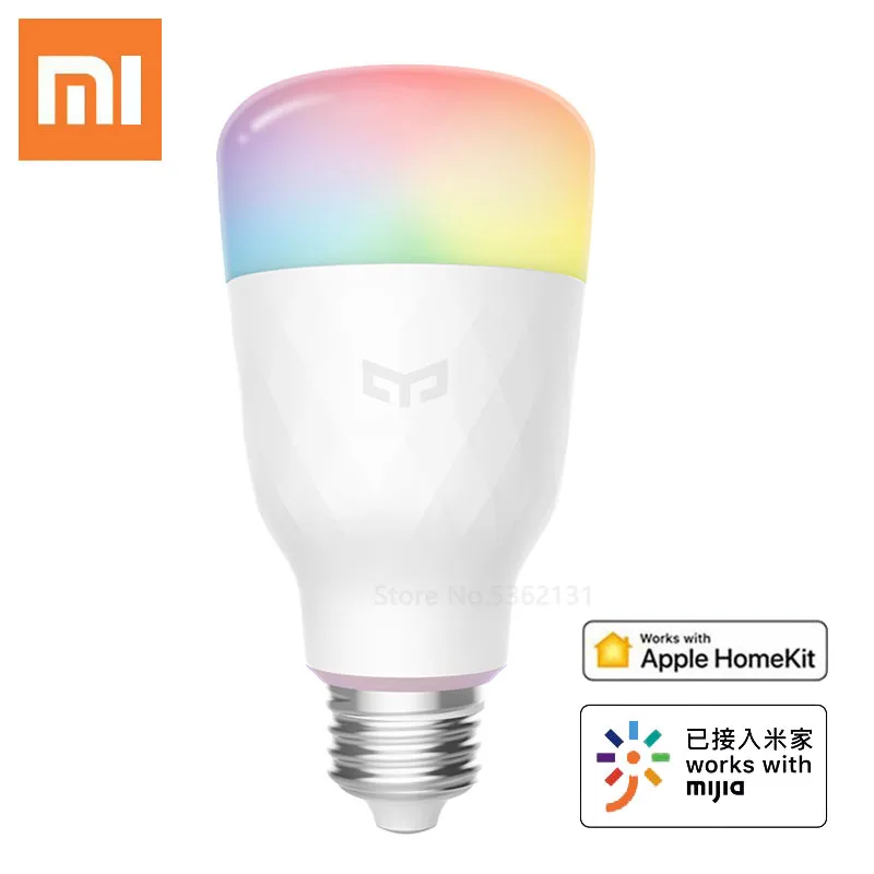 Xiaomi Yeelight Smart LED Bulb 1S Colorful 800 Lumens 8.5W RBGW E27 Lemon Smart Lamp Work With Mijia APP WiFi Remote Control
Xiaomi Yeelight Smart LED Bulb 1S Colorful 800 Lumens 8.5W RBGW E27 Lemon Smart Lamp Work With Mijia APP WiFi Remote Control
