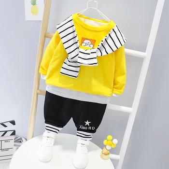 Toddler Clothing Boys Girls Striped Hooded Shirt + Pants 2 Pieces Sets Casual 1-4 Years O-neck Kids Clothing Suits
Toddler Clothing Boys Girls Striped Hooded Shirt + Pants 2 Pieces Sets Casual 1-4 Years O-neck Kids Clothing Suits