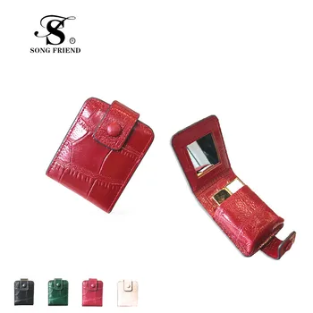 NEW Lipstick Cosmetic Bag With Mirror Makeup Bag Travel Pouch Organizer Cowhide Portable Beauty Case Toolbox Small Storage Cases
NEW Lipstick Cosmetic Bag With Mirror Makeup Bag Travel Pouch Organizer Cowhide Portable Beauty Case Toolbox Small Storage Cases