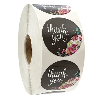 500 Labels/roll Stickers Labels Kraft Round Flower Thank You Scrapbooking Stickers for DIY Crafts Package Stationery Sticker
500 Labels/roll Stickers Labels Kraft Round Flower Thank You Scrapbooking Stickers for DIY Crafts Package Stationery Sticker