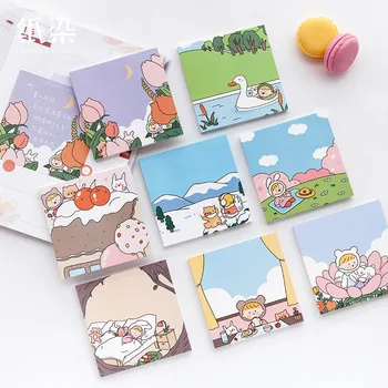 SIXONE 50 Sheets Cute Cartoon Girl Rabbit Note Paper Cohesionless Student Hand Account Diary Memo Pad Kawaii School Stationery
SIXONE 50 Sheets Cute Cartoon Girl Rabbit Note Paper Cohesionless Student Hand Account Diary Memo Pad Kawaii School Stationery