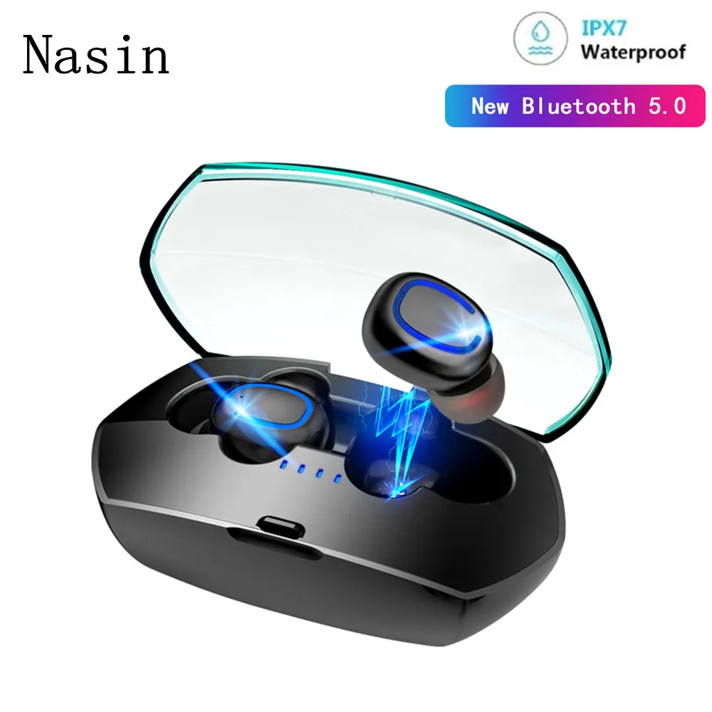 Nasin XI11 Mini True Bluetooth Headset 5.0 listening to game music movement sweat-proof Bluetooth earphone for Xiaomi iPhone X
Nasin XI11 Mini True Bluetooth Headset 5.0 listening to game music movement sweat-proof Bluetooth earphone for Xiaomi iPhone X