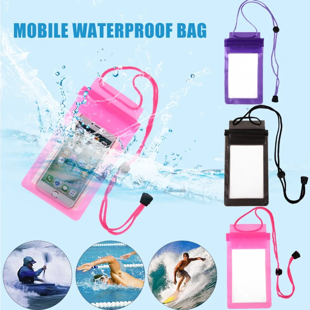 Strong 3 Layer Sealing Waterproof Smart Phone Pouch Bag for Water Sport For iPhone Pocket Case Swimming Diving Bag with Strap
Strong 3 Layer Sealing Waterproof Smart Phone Pouch Bag for Water Sport For iPhone Pocket Case Swimming Diving Bag with Strap