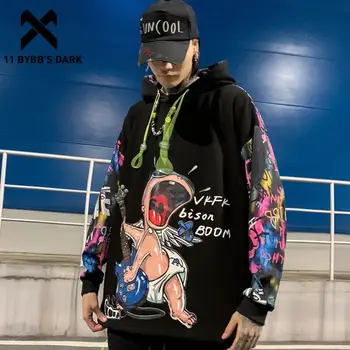 11 BYBB'S DARK Graffiti Color Block Hoodies Men 2019 Autumn Harajuku Casual Cotton Fleece Pullover Streetwear Hooded Sweatshirts
11 BYBB'S DARK Graffiti Color Block Hoodies Men 2019 Autumn Harajuku Casual Cotton Fleece Pullover Streetwear Hooded Sweatshirts