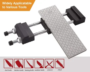 Diamond Knife Sharpening Stone Knife Sharpener with Non-Slip Base Honeycomb Surface Whetstone Grindstone Sharpener Tool Set
Diamond Knife Sharpening Stone Knife Sharpener with Non-Slip Base Honeycomb Surface Whetstone Grindstone Sharpener Tool Set