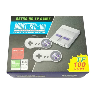 HD Game console for SFC/Snes system support SD card and TF card build 100in1 games inside
HD Game console for SFC/Snes system support SD card and TF card build 100in1 games inside