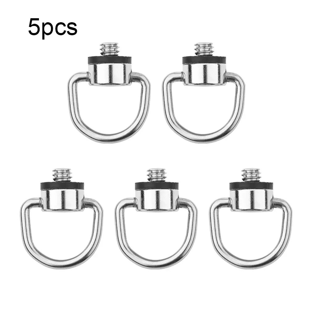 D-Ring Hinged Screw Quick Release Camera Fixing Screw with Standard 1/4-20 Thread for Camera/Tripod Qr Plate, Pack of 5
D-Ring Hinged Screw Quick Release Camera Fixing Screw with Standard 1/4-20 Thread for Camera/Tripod Qr Plate, Pack of 5