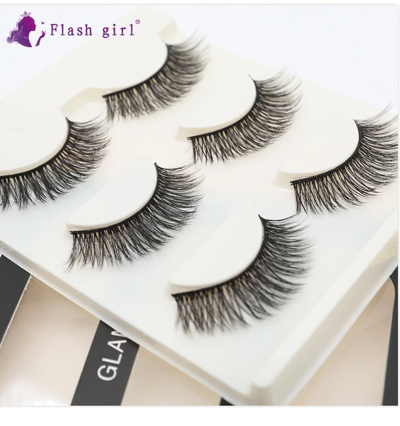 Flash Girl New Arrival 3 Pairs Full Strip Eyelashes 3D Natural Long False Eyeashes Mink Lashes Eye Beauty Makeup Tools
Flash Girl New Arrival 3 Pairs Full Strip Eyelashes 3D Natural Long False Eyeashes Mink Lashes Eye Beauty Makeup Tools