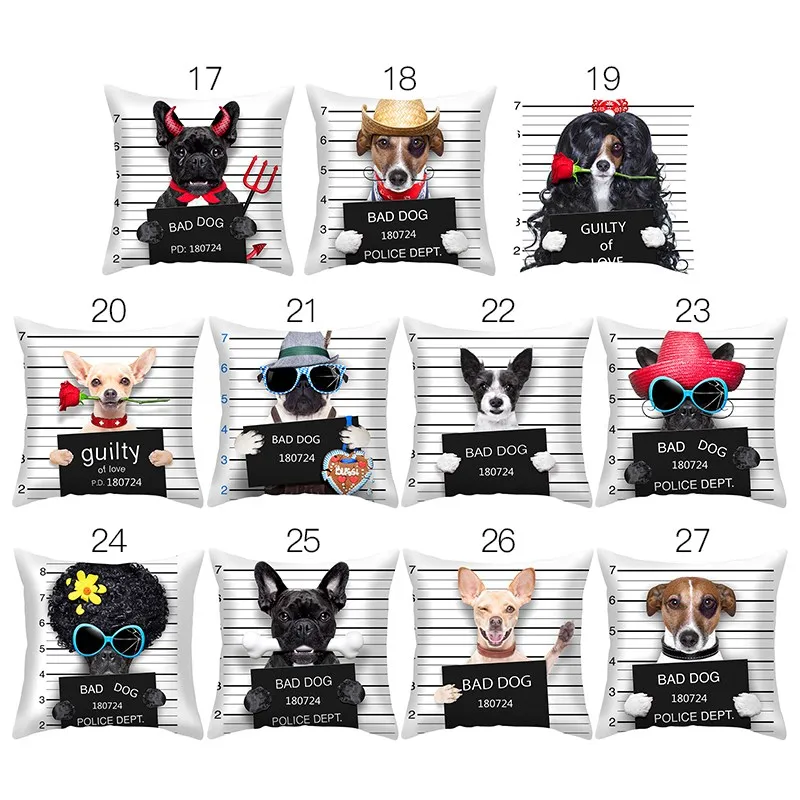 Dropshipping Supplier Cushion Cover Realistic Pug Schnauzer Poor Dog Print Bad Dog 17 Inch Throw Pillow Case Home Couch Decorate
Dropshipping Supplier Cushion Cover Realistic Pug Schnauzer Poor Dog Print Bad Dog 17 Inch Throw Pillow Case Home Couch Decorate