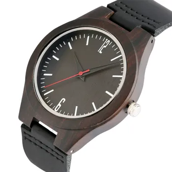 Ebony Wood Watch for Men Quartz Genuine Leather Wooden Case Wristwatch New Fashion Wood Mens Casual Watches reloj masculino
Ebony Wood Watch for Men Quartz Genuine Leather Wooden Case Wristwatch New Fashion Wood Mens Casual Watches reloj masculino