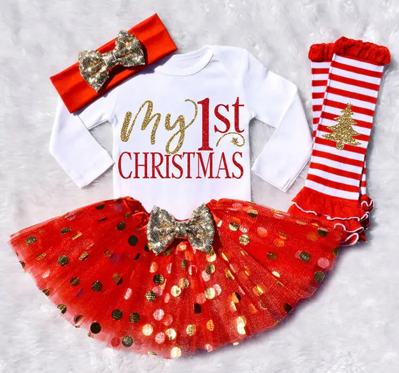 Newborn Baby Girl Xmas Clothes Sets My 1st Christmas Romper +Tutu Skirts+ Leg Warmers Outfits Clothes
Newborn Baby Girl Xmas Clothes Sets My 1st Christmas Romper +Tutu Skirts+ Leg Warmers Outfits Clothes