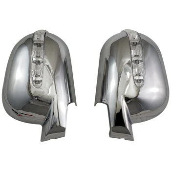 Door Rearview Door Mirror Covers with Led Car Accessories for Mercedes-Benz M-Class W163 ML 1997-2005 ABS Chrome Plated
Door Rearview Door Mirror Covers with Led Car Accessories for Mercedes-Benz M-Class W163 ML 1997-2005 ABS Chrome Plated
