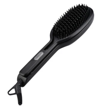 EU Plug New 2 in 1 Hair Straightener Brush Ceramic Styling Brush Hot Comb Straightening Hairdressing Tools Hair Straightening
EU Plug New 2 in 1 Hair Straightener Brush Ceramic Styling Brush Hot Comb Straightening Hairdressing Tools Hair Straightening
