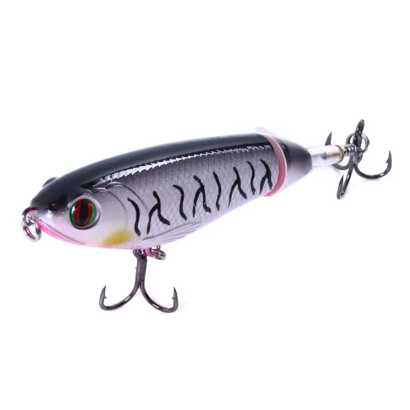 9cm/17g Whopper Topwater Popper Fishing Lure Artificial Hard Baits Fishing Tackle 3D Eyes Plopper With Soft Rotating Tail M
9cm/17g Whopper Topwater Popper Fishing Lure Artificial Hard Baits Fishing Tackle 3D Eyes Plopper With Soft Rotating Tail M