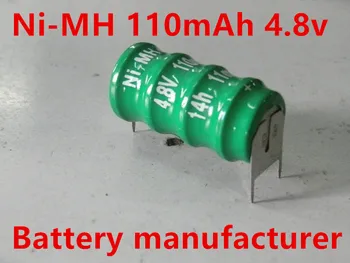 500pcs/lot Customize ni-mh NIMH 4.8v 110mAh rechargeable battery button cell with pin wires for meter light GPS PDA manufacturer
500pcs/lot Customize ni-mh NIMH 4.8v 110mAh rechargeable battery button cell with pin wires for meter light GPS PDA manufacturer