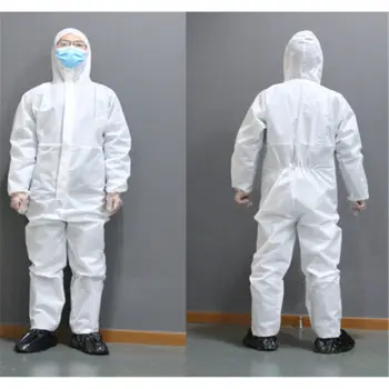 Safety Coverall Hazmat Suit AntiVirus Disposable Coveralls Protective Clothing Overall Workshop Safety Suit Protection Clothes
Safety Coverall Hazmat Suit AntiVirus Disposable Coveralls Protective Clothing Overall Workshop Safety Suit Protection Clothes