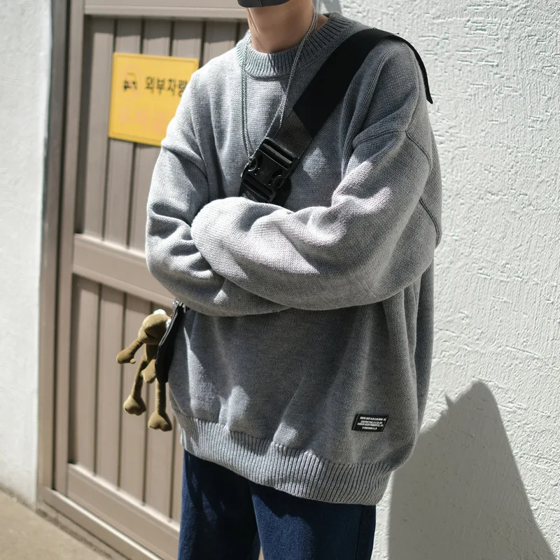 2020 Autumn and Winter New Hong Kong Style Ins Tide Brand Men's Basic Base Solid Color Loose Knit Sweater Pullover Top
2020 Autumn and Winter New Hong Kong Style Ins Tide Brand Men's Basic Base Solid Color Loose Knit Sweater Pullover Top