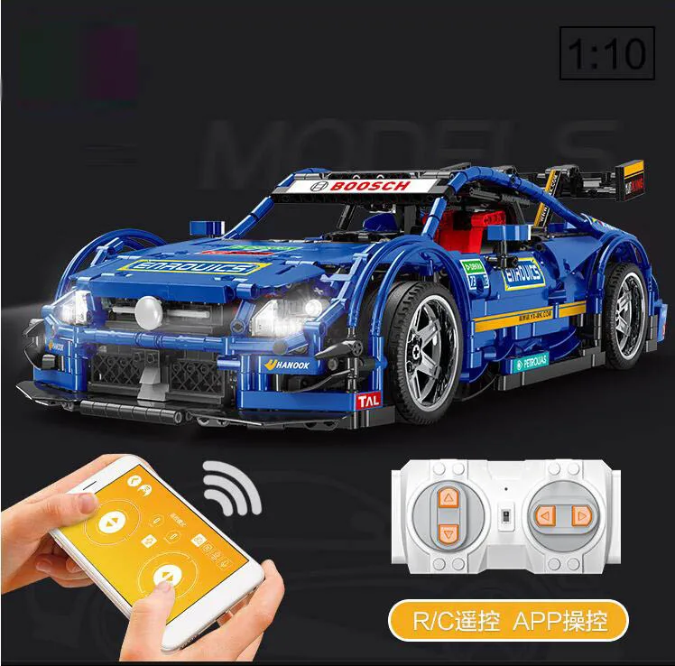 DHL Technic Series Compatible With MOC-6687 Blue Racing Car Set Building Blocks Bricks App Control Kid Toy Gifts
DHL Technic Series Compatible With MOC-6687 Blue Racing Car Set Building Blocks Bricks App Control Kid Toy Gifts