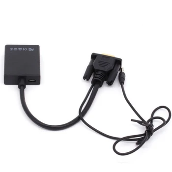 Audio TV AV Cable HDTV 1080P High Resolution VGA To HDMI Adapter VGA Male To HDMI Female Video Cable Converter
Audio TV AV Cable HDTV 1080P High Resolution VGA To HDMI Adapter VGA Male To HDMI Female Video Cable Converter