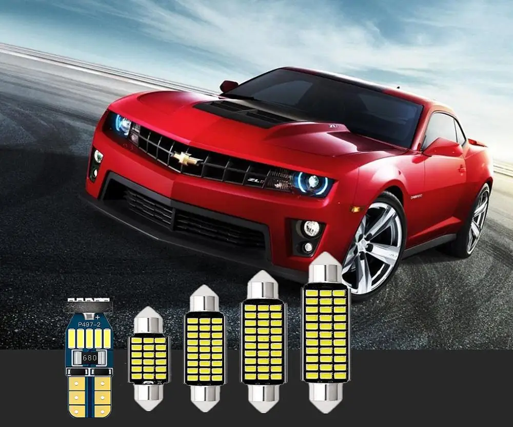 6 шт. внутренние фары для Chevrolet T10 и 36 мм Matiz avalaveo Aveo5 Impala HHR Limited Malibu 1995-2019 | Автомобили