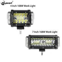 NLpearl 12V 24V Work Light Spot Flood Combo LED Light Bar Off Road 4X4 LED Bar For Truck Car Boat ATV Fog Lights Car Products
NLpearl 12V 24V Work Light Spot Flood Combo LED Light Bar Off Road 4X4 LED Bar For Truck Car Boat ATV Fog Lights Car Products