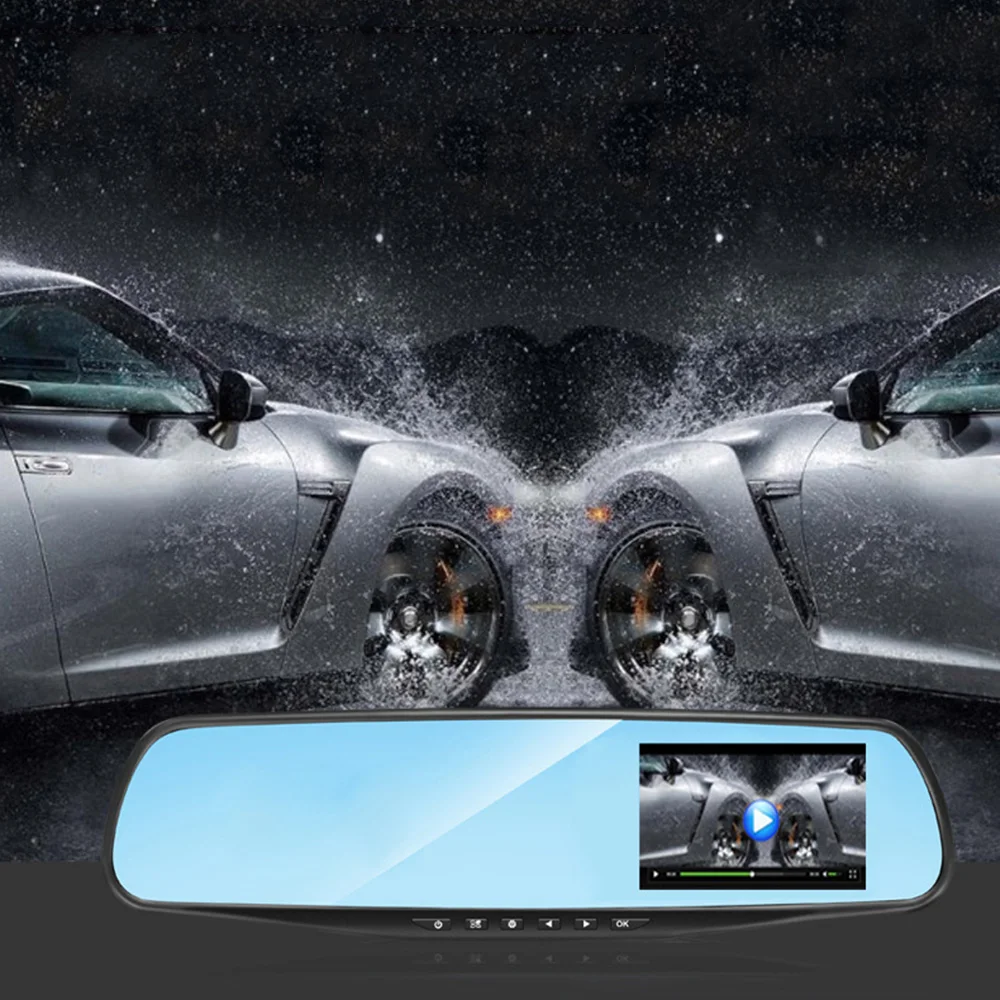 Full HD 1080P Car Dvr Camera 3.9 inch Rearview Mirror Driving Video Recorder 5-12V Rear View Mirror DVR Camera
Full HD 1080P Car Dvr Camera 3.9 inch Rearview Mirror Driving Video Recorder 5-12V Rear View Mirror DVR Camera