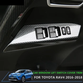 Inside Door Handle Panel Surround Window Lift Switch Cover Kit Trim Accessories For Toyota Rav4 Rav 4 2016 2017 2018 
Inside Door Handle Panel Surround Window Lift Switch Cover Kit Trim Accessories For Toyota Rav4 Rav 4 2016 2017 2018