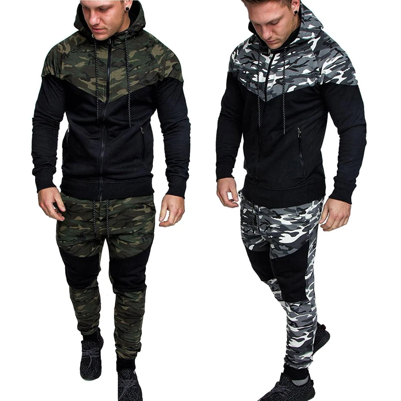 ZOGAA Men Tracksuits Spring Summer New Sweatsuit Hooded Camouflage Sweatshirt Pants 2 Piece Pant with Tops Sets Man Tracksuit
ZOGAA Men Tracksuits Spring Summer New Sweatsuit Hooded Camouflage Sweatshirt Pants 2 Piece Pant with Tops Sets Man Tracksuit