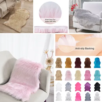 1pc Soft Imitation Wool Sofa Cushion Rug Non-Slip Whole Sheepskin Bay Window Living Room Bedroom Blanket Carpet Cushion M/L
1pc Soft Imitation Wool Sofa Cushion Rug Non-Slip Whole Sheepskin Bay Window Living Room Bedroom Blanket Carpet Cushion M/L