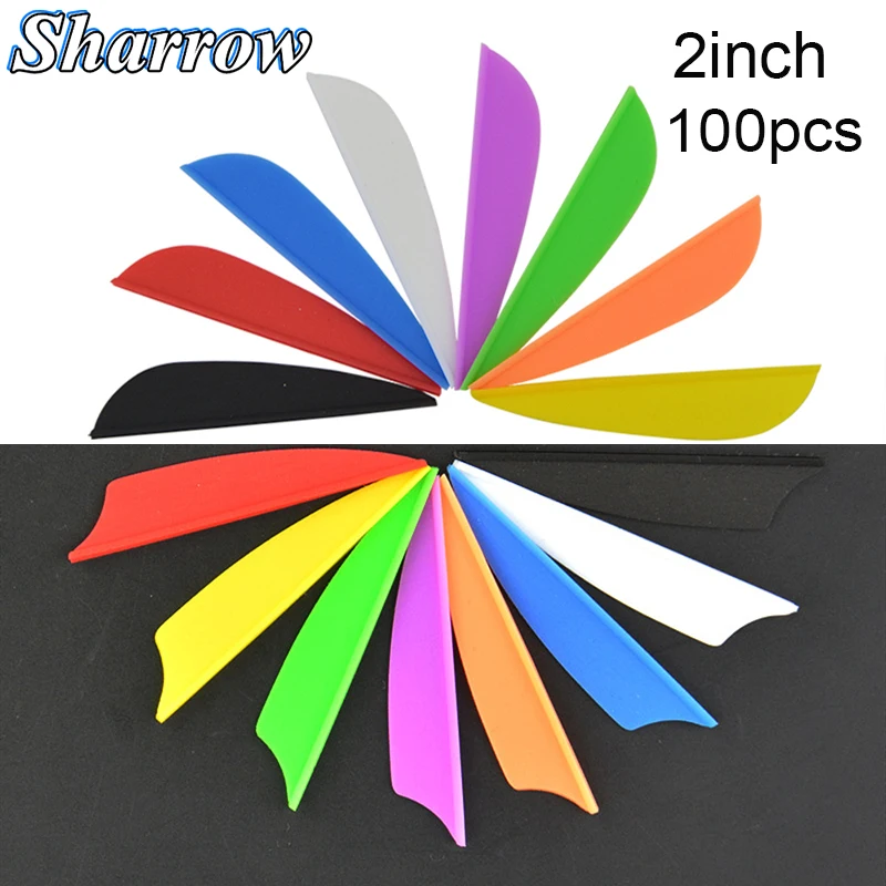 2inch Parabolic and Shield Rubber Feathers 100PCS 2'' Water Drop Archery Fletches Feather Arrow Fletching For Hunting Shooting
2inch Parabolic and Shield Rubber Feathers 100PCS 2'' Water Drop Archery Fletches Feather Arrow Fletching For Hunting Shooting