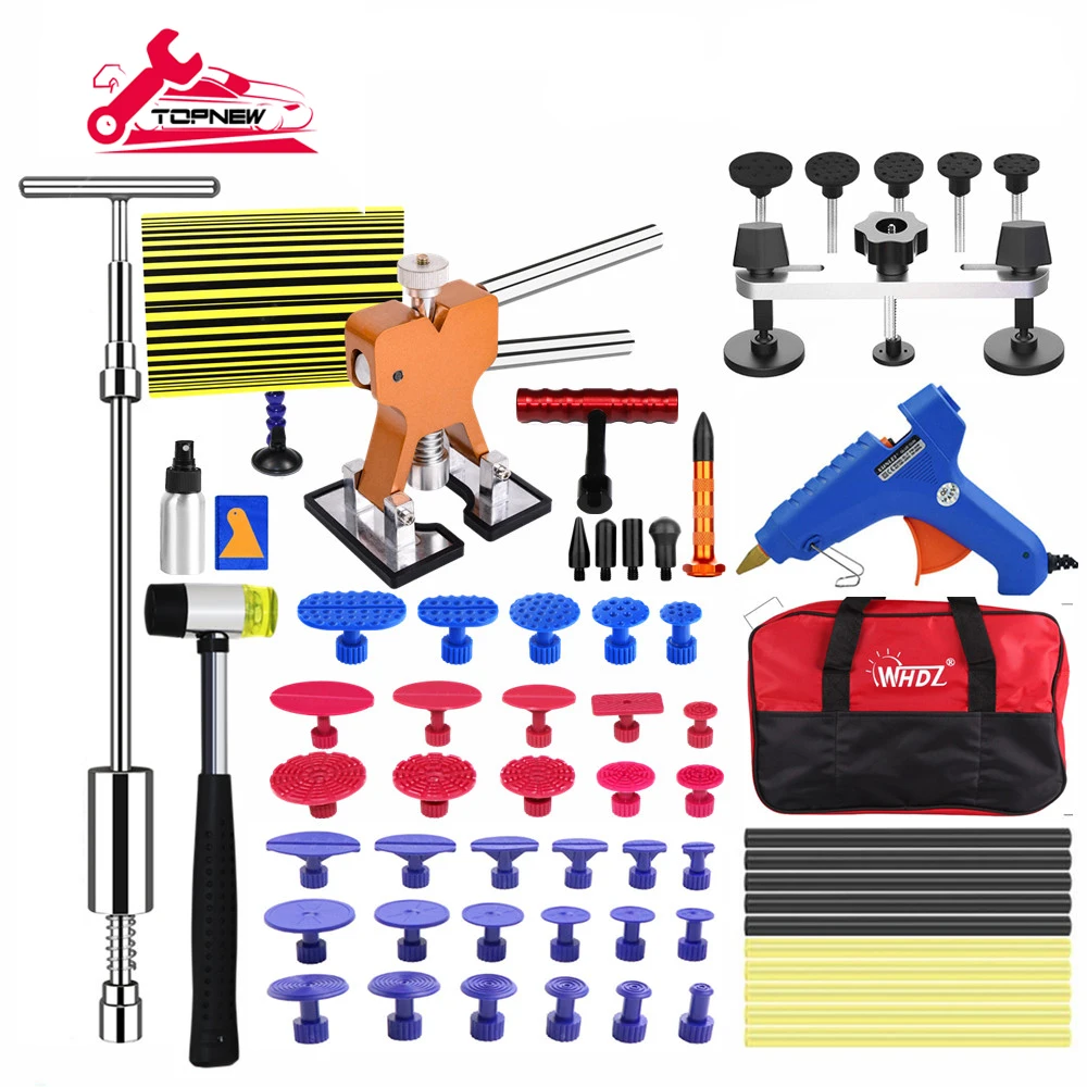 Paintless Dent Repair Kit - Golden Dent Lifter Bridge Dent Puller Kit Dent Tool for Auto Dent Door Ding Hail Dent Remover
Paintless Dent Repair Kit - Golden Dent Lifter Bridge Dent Puller Kit Dent Tool for Auto Dent Door Ding Hail Dent Remover