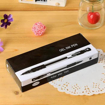 12PCS Plastic Black Gel Ink Clear Ball Point Pen 0.5mm School Tool Made In China
12PCS Plastic Black Gel Ink Clear Ball Point Pen 0.5mm School Tool Made In China