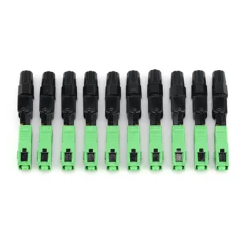 10Pcs SC/APC Fiber Optic Connector FTTH Embedded Single Mode Assembly Fiber Optic Quick Connector Fiber Optic Fast Connector 
10Pcs SC/APC Fiber Optic Connector FTTH Embedded Single Mode Assembly Fiber Optic Quick Connector Fiber Optic Fast Connector