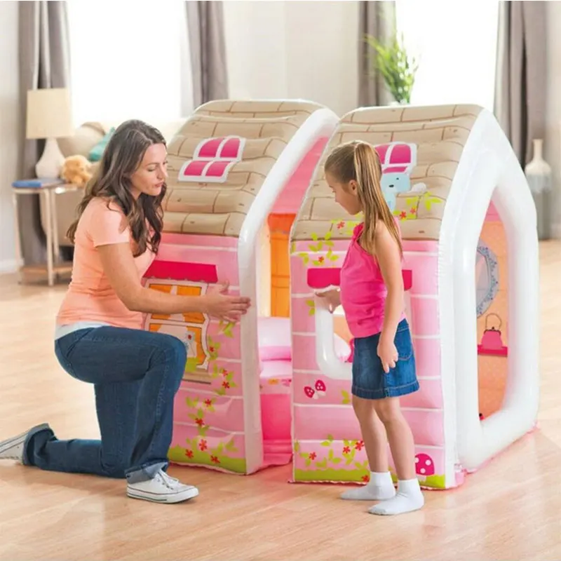 Cartoon princess play inflatable house Inflated Lodge Baby Marine ball pool with armchair table inflating cottage tent
Cartoon princess play inflatable house Inflated Lodge Baby Marine ball pool with armchair table inflating cottage tent